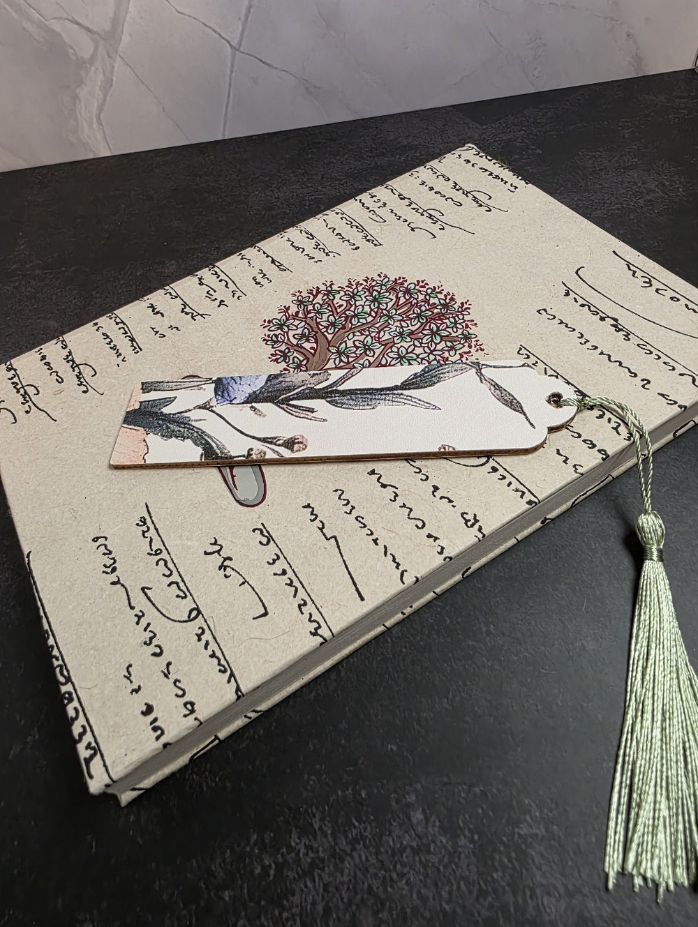 Floral Tassel Bookmark